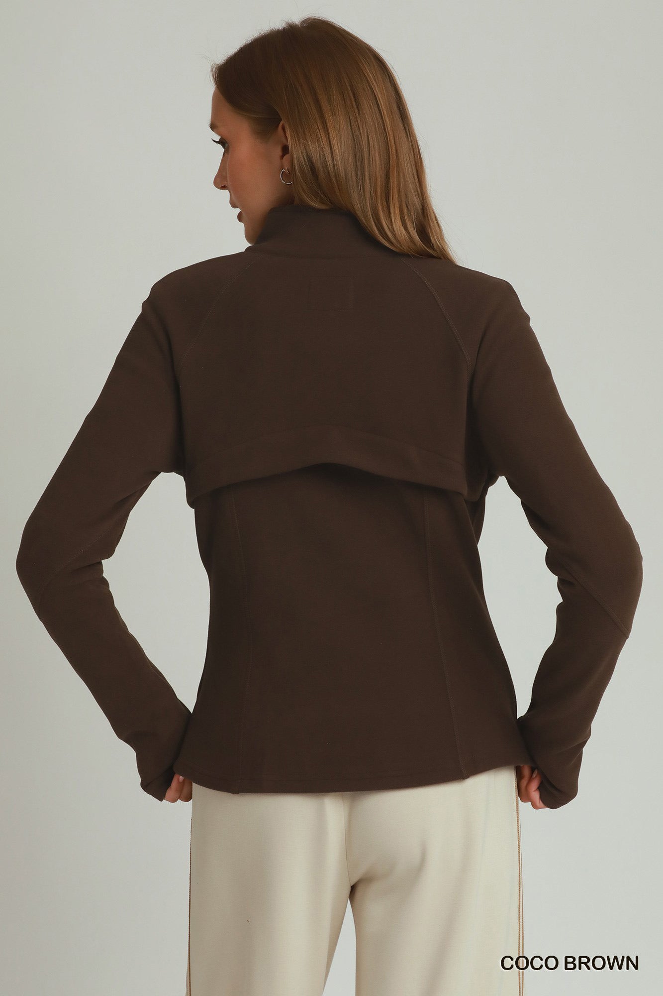 Umgee Soft Fleece Full Zip Jacket With Pockets