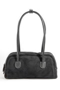 Fame Faux Suede Baguette Hand Bag