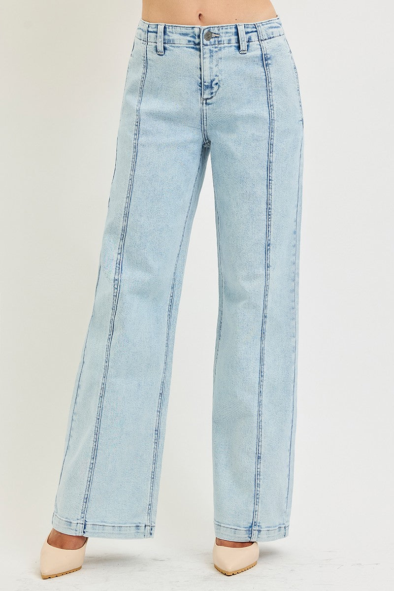 RISEN Slouchy Wide Leg Jeans