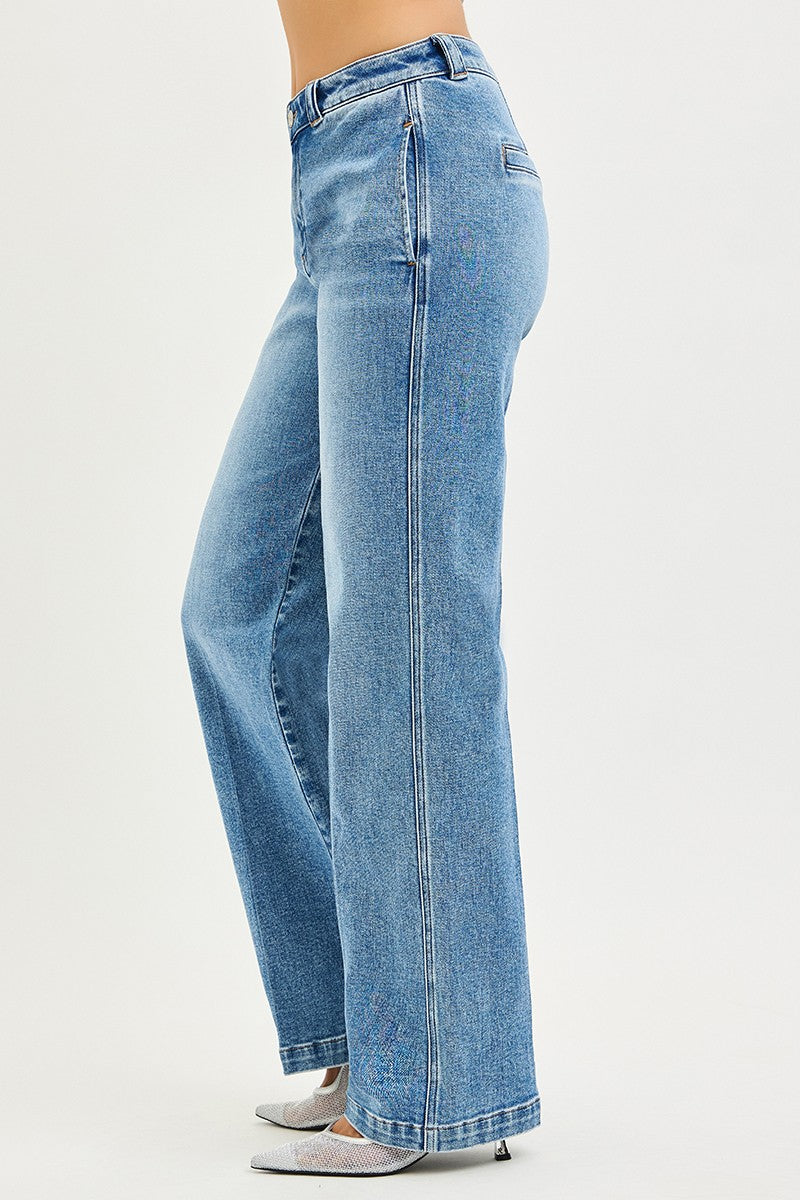 RISEN Slouchy Straight Jeans