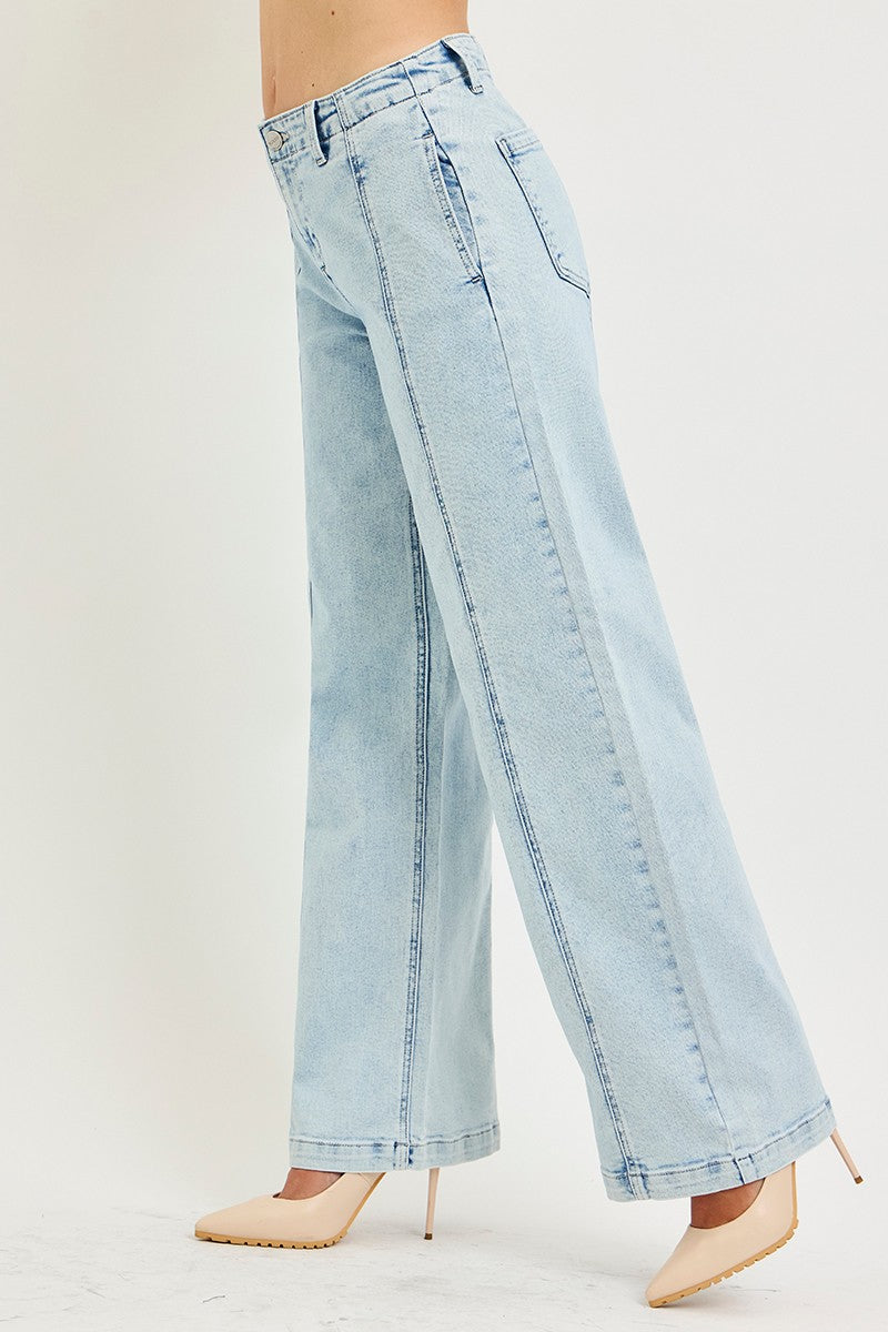 RISEN Slouchy Wide Leg Jeans