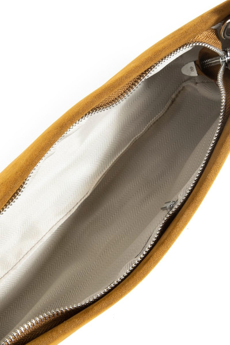 Fame Faux Suede Rectangle Bag