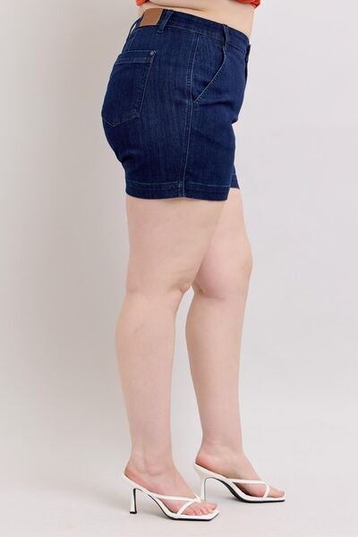Judy Blue Plus Size High Waist Denim Shorts